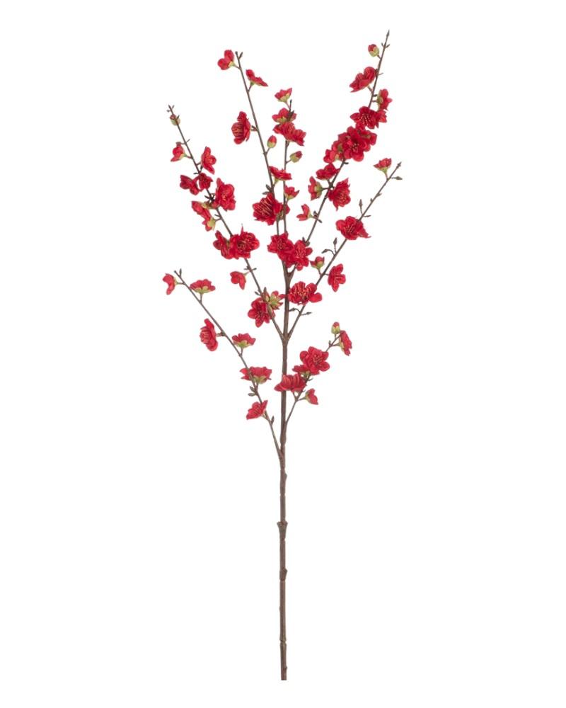 Plum Blossom Spray 40" Red