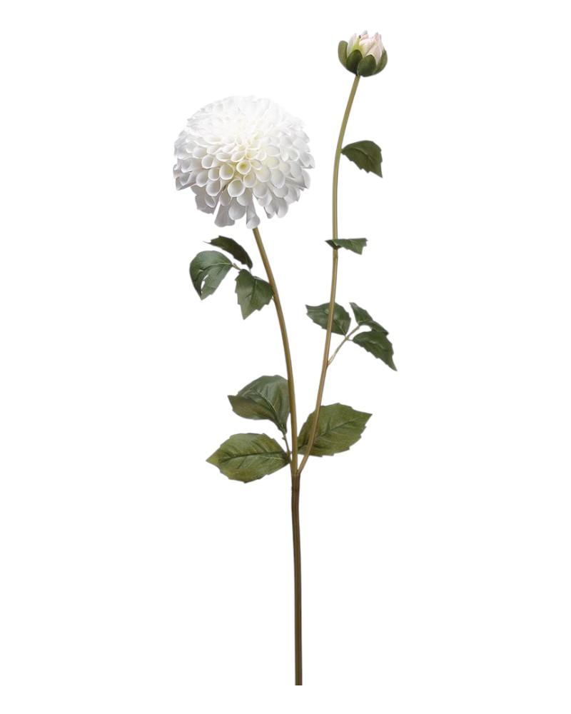 Dahlia Spray 31" White