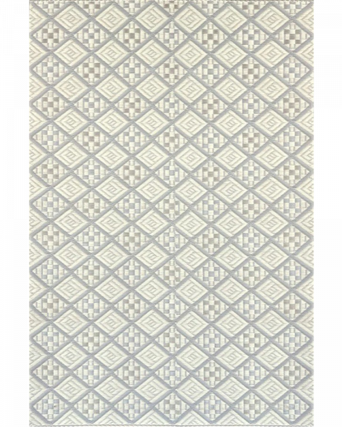 5 ft x 8 ft Mad Mat Silver/Cream Scotch