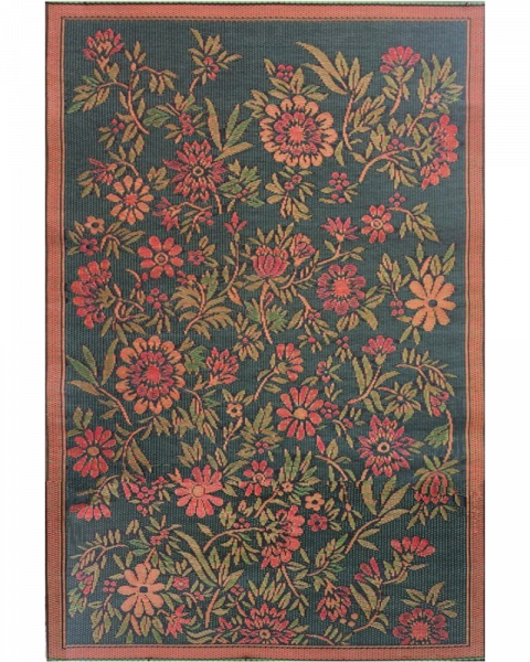 4 ft x 6 ft Mad Mat Wildflower Green