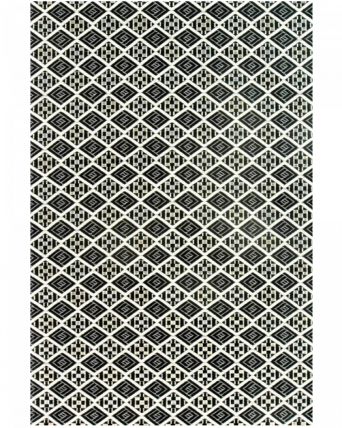 8 ft x 30 in Mad Mat Runner Black/White Scotch