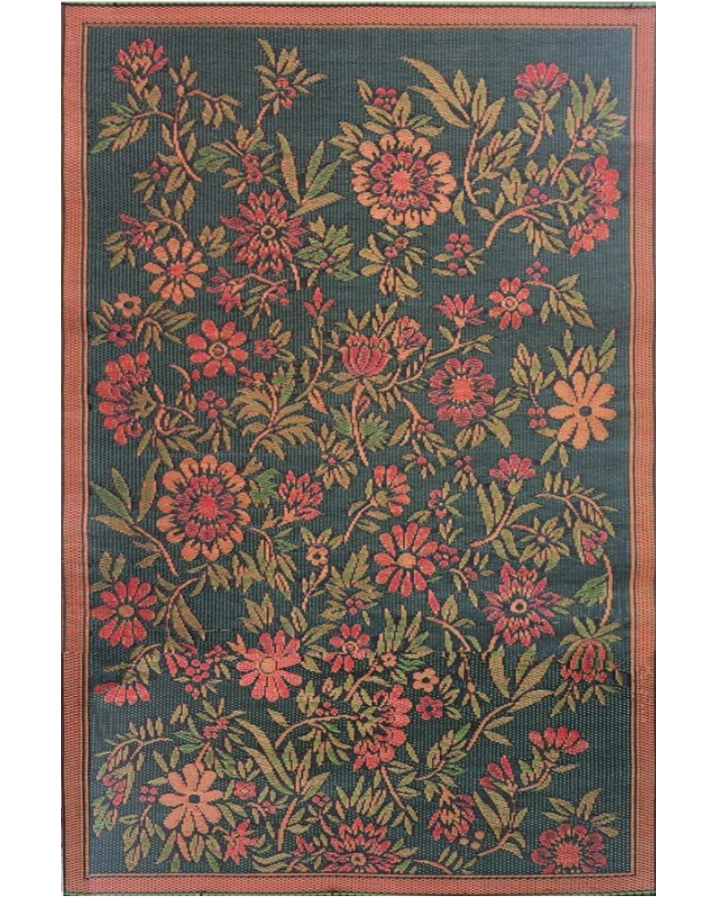 4 ft x 6 ft Mad Mat Wildflower Green