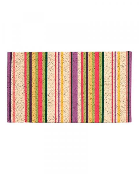 Evergreen Coir Doormat 28in x 16in Golden Lilac