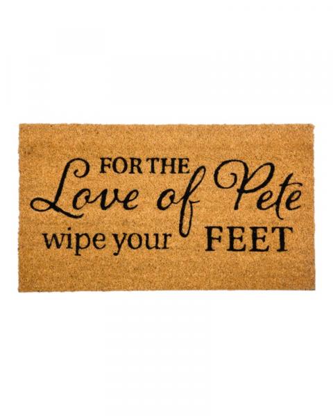 Coir Mat Love Of Pete