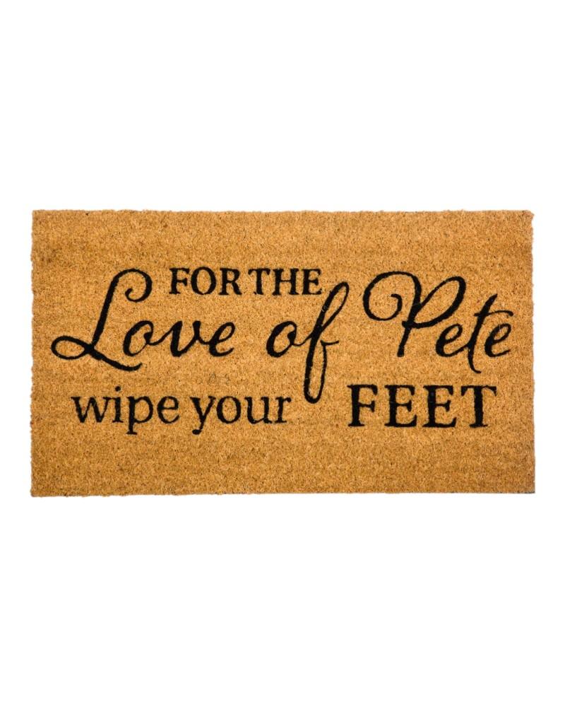 Coir Mat Love Of Pete