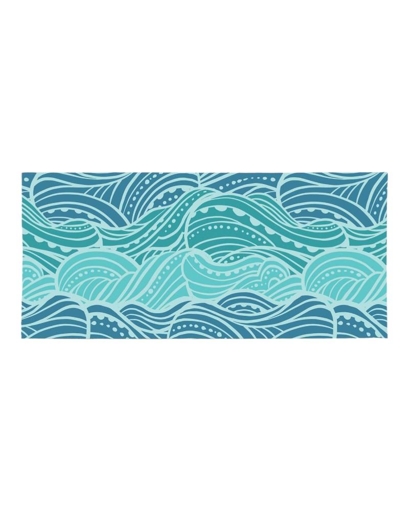 Sassafras Mat Coastal Waves Blue