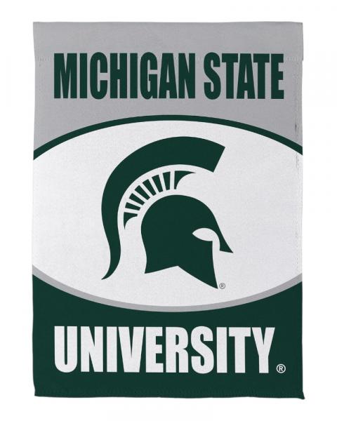 Garden Flag Mi State Suede