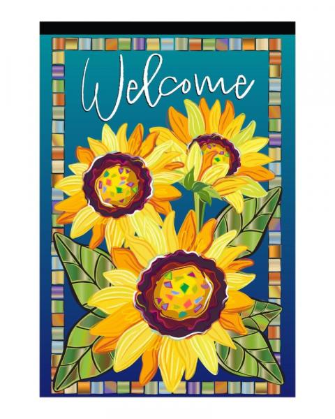 House Flag Sunflower Garden