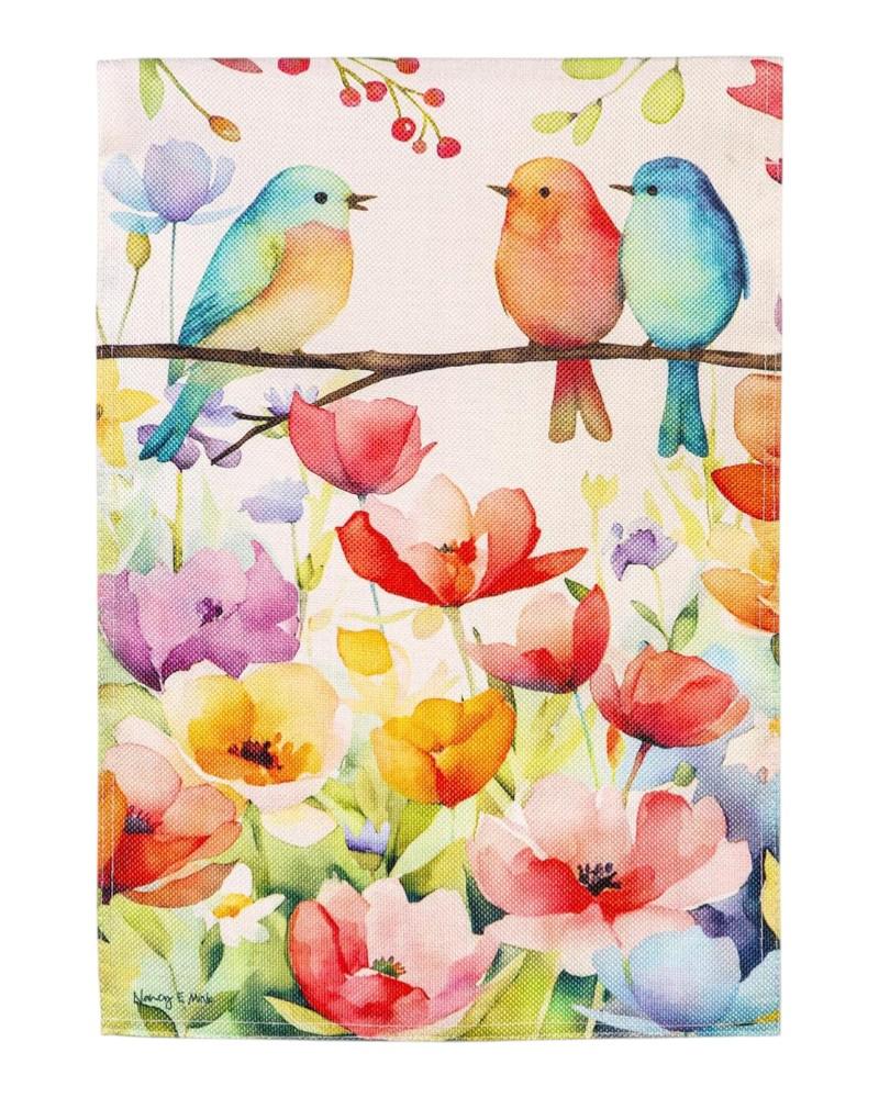 Garden Flag Bird Talk