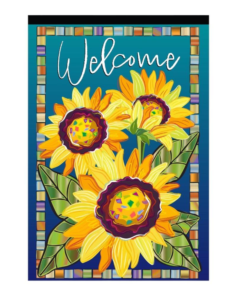 House Flag Sunflower Garden