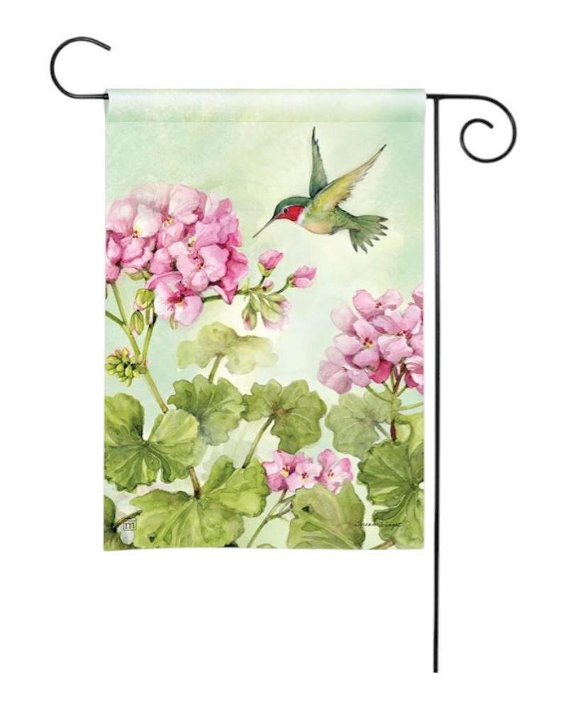 Garden Flag Hummingbird