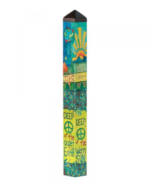 Art Pole 40" Gaelic Blessing
