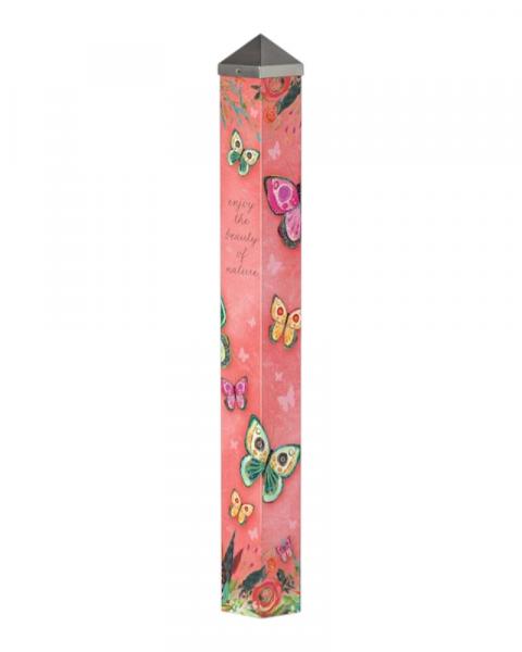 Art Pole 40" Boho Butterfly