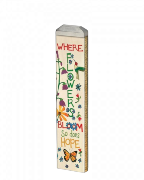 Mini Art Pole 13" Flowers Bloom