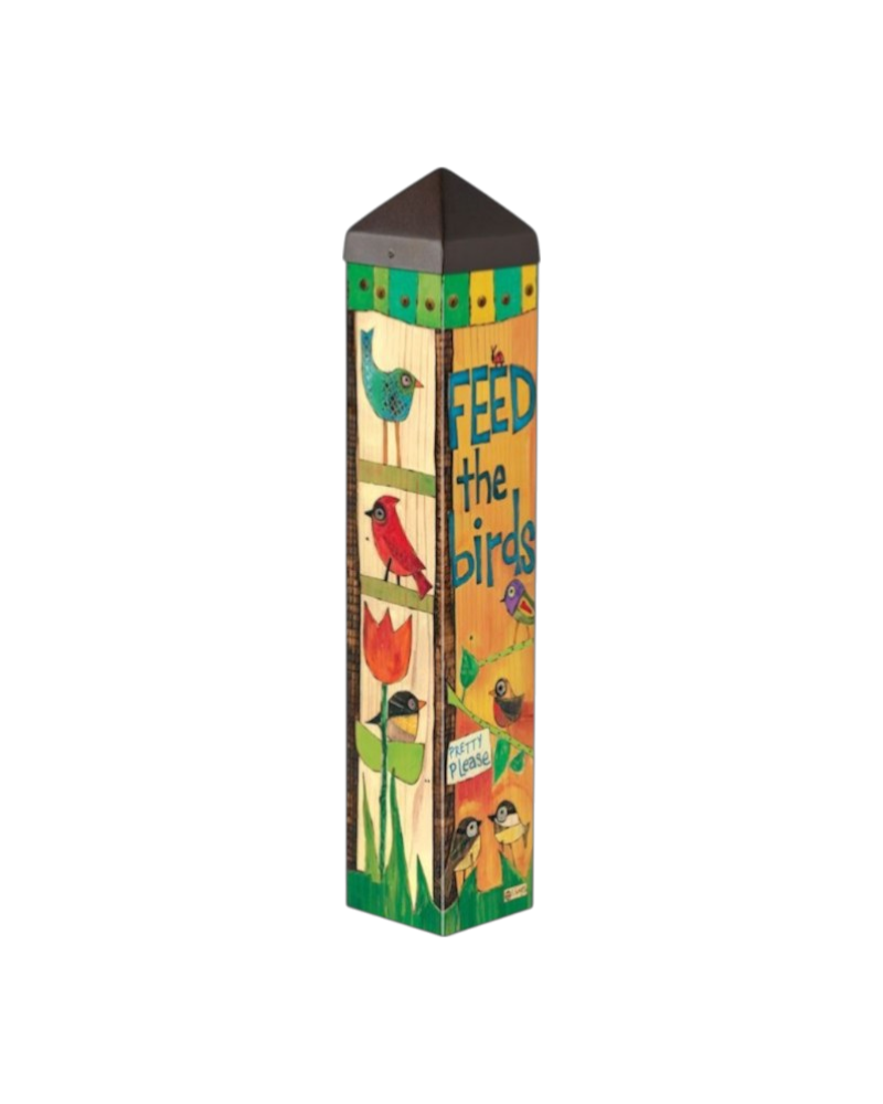 Art Pole 20" Feed The Birds
