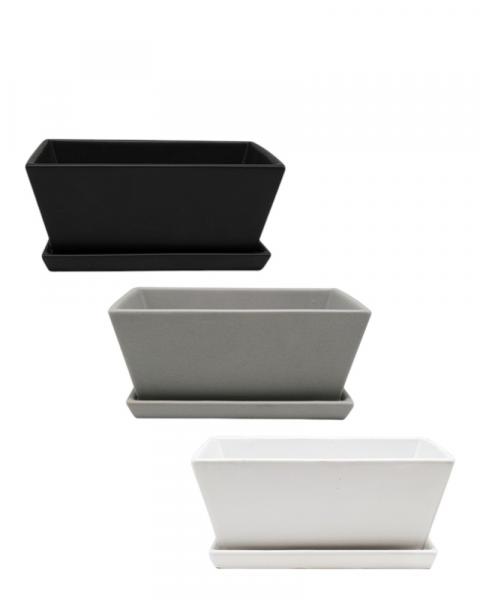 Bonsai Pot 9" Matte Assorted