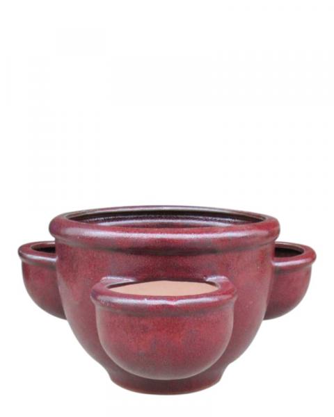 Herb Jar 12" Red