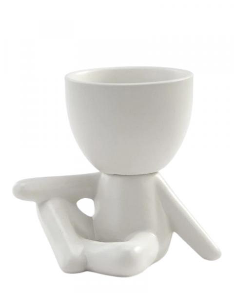 Pot Head Planter Sitting