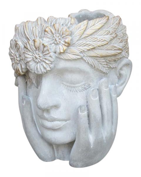 Fairy Cement Head Planter