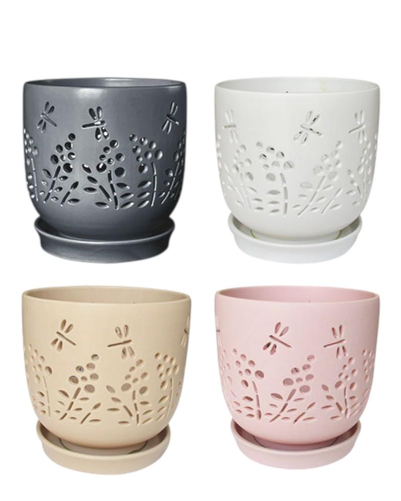 Amelia Orchid Pot 5" Assorted