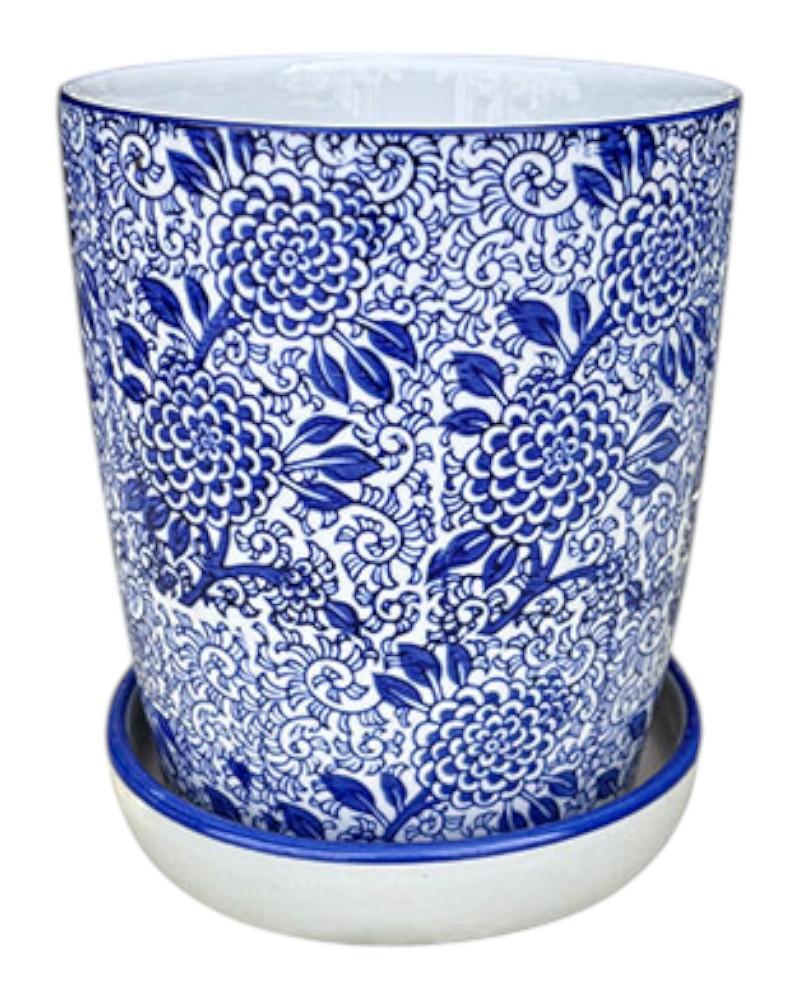 Floral Dynasty Planter 7"