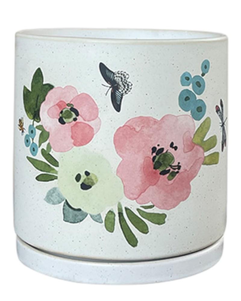 Eleanor Planter 8" Floral