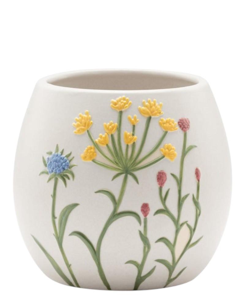 Wild Flower Planter 4.75" Matte