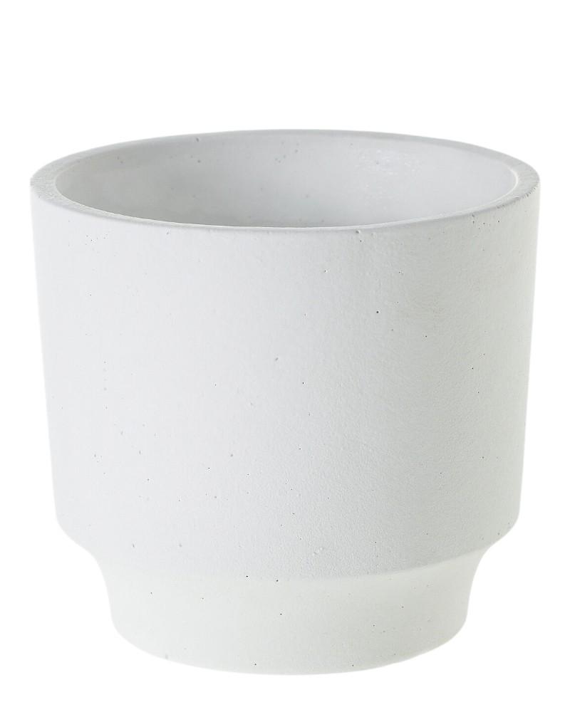 Glendale Pot 6x5" White
