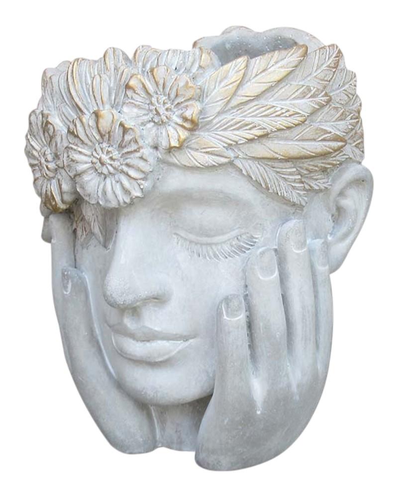 Fairy Cement Head Planter