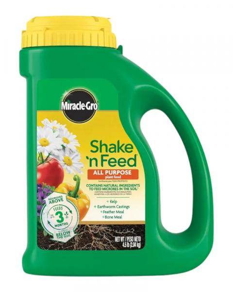 Miracle Gro Shake 'n Feed All Purpose Fertilizer 4.5lb