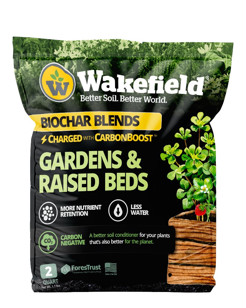Wakefield BioChar Garden & Raised Bed Blend 2 Qt