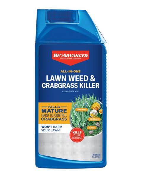 Bioadvanced All In One Weed & Crabgrass Killer 32oz Concentrate
