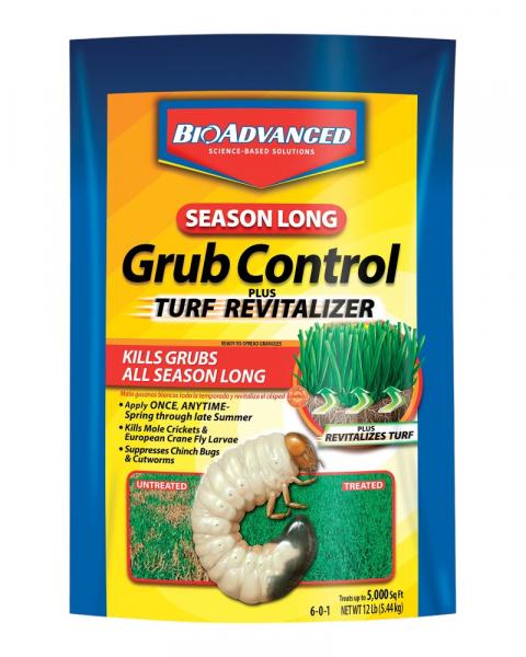 Bioadvanced Season Long Grub Control Covers 5,000 Square Feet