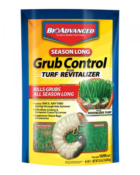 Bioadvanced Season Long Grub Control Covers 10,000 Square Feet