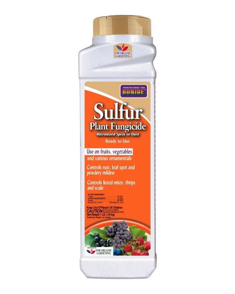 Bonide Sulfur Plant Fungicide 1lb Garden Dust