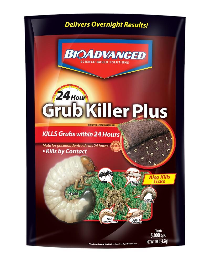Bioadvanced 24 Hour Grub Killer Plus Covers 5,000 Square Feet