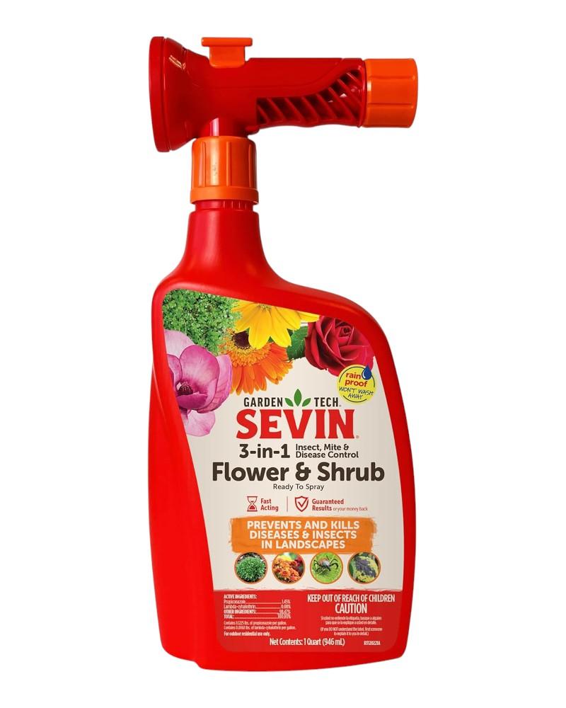 Sevin 3 in 1 Flower and Shrub 32oz Ready to Spray