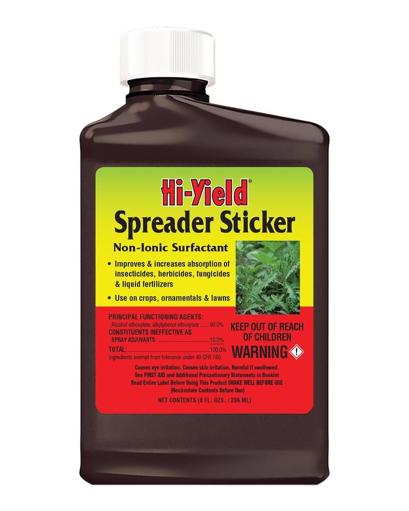 Hi-Yield Spreader Sticker 8oz.