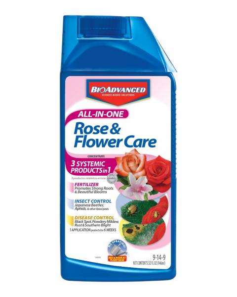 Bioadvanced All In One Rose & Flower Care 32oz Concentrate