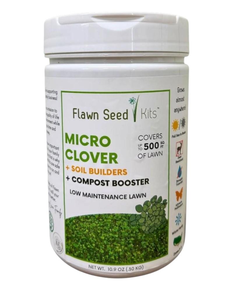 Flawn Micro Clover Seed 500 Sq Ft