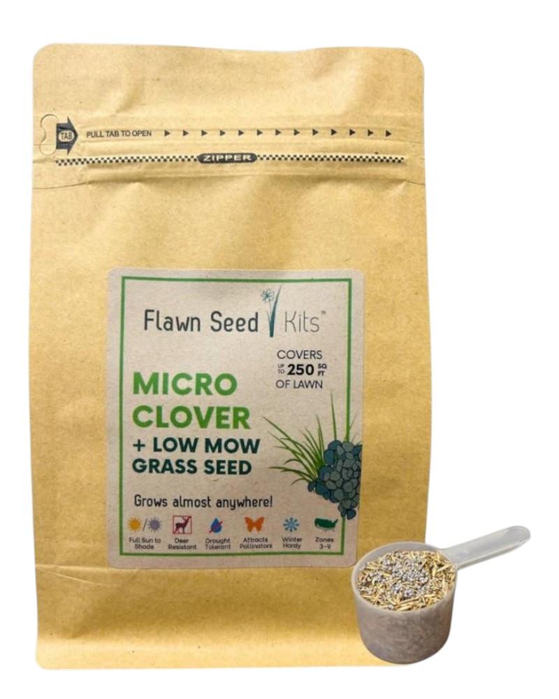 Flawn Micro Clover Plus Low Mow Grass Seed 250 Sq Ft