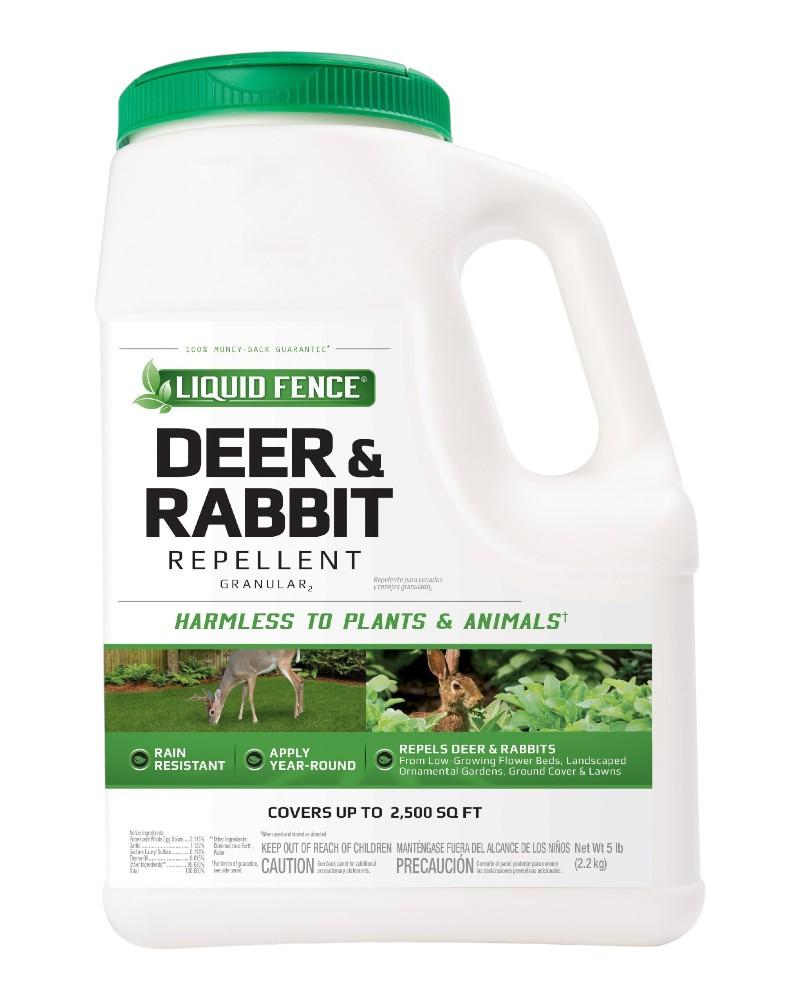 Liquid Fence Deer & Rabbit Repellent 5lb Granules