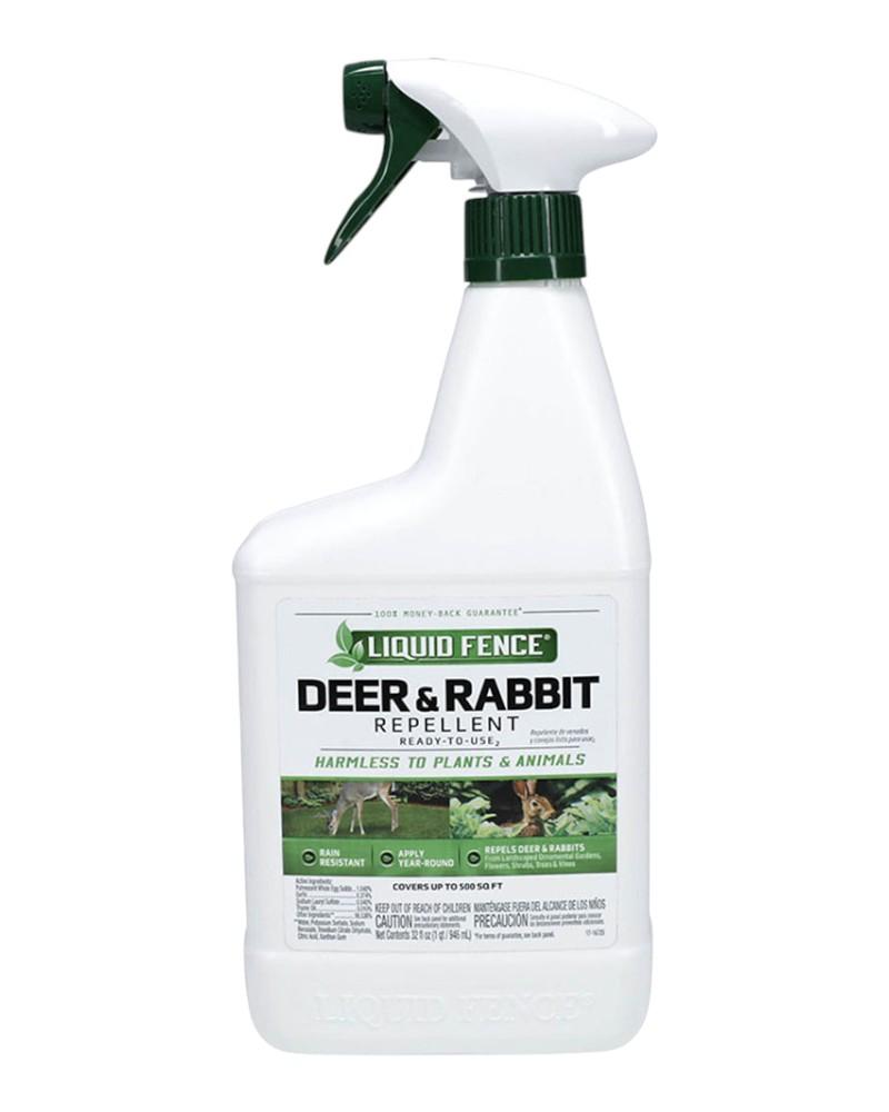 Liquid Fence Deer & Rabbit Repellent 32oz Ready To Use