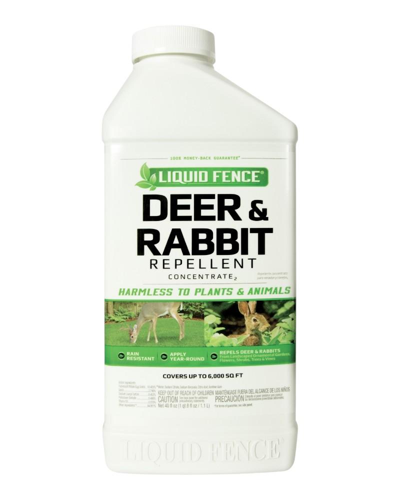 Liquid Fence Deer & Rabbit Repellent 40oz Concentrate