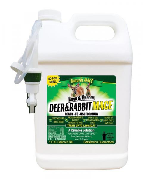 Nature's Mace Deer & Rabbit Repellent 1 Gallon Ready To Use
