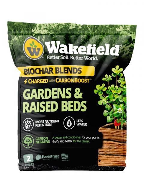 Wakefield BioChar Garden & Raised Bed Blend 2 Qt