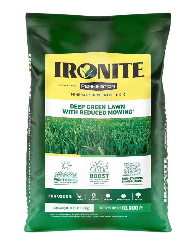 Ironite Lawn Supplement Covers 10,000 Square Feet