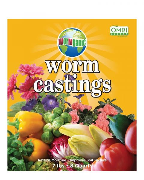 Wormganics Worm Castings 1 Cubic Foot