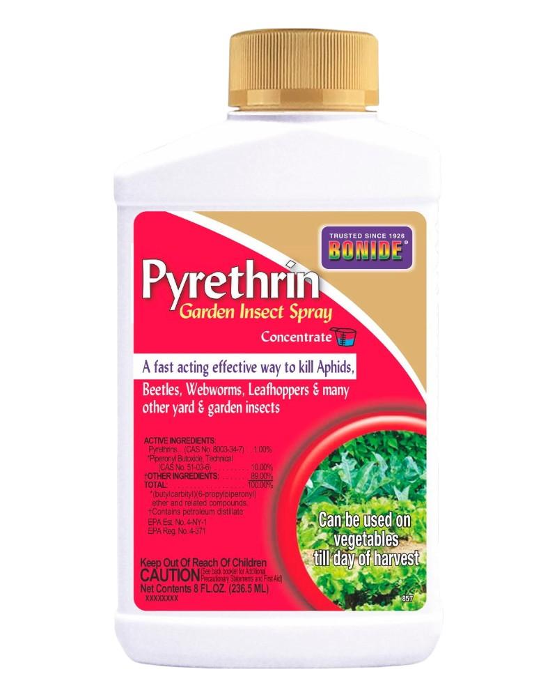 Bonide Pyrethrin Garden Insect Spray 8oz Concentrate