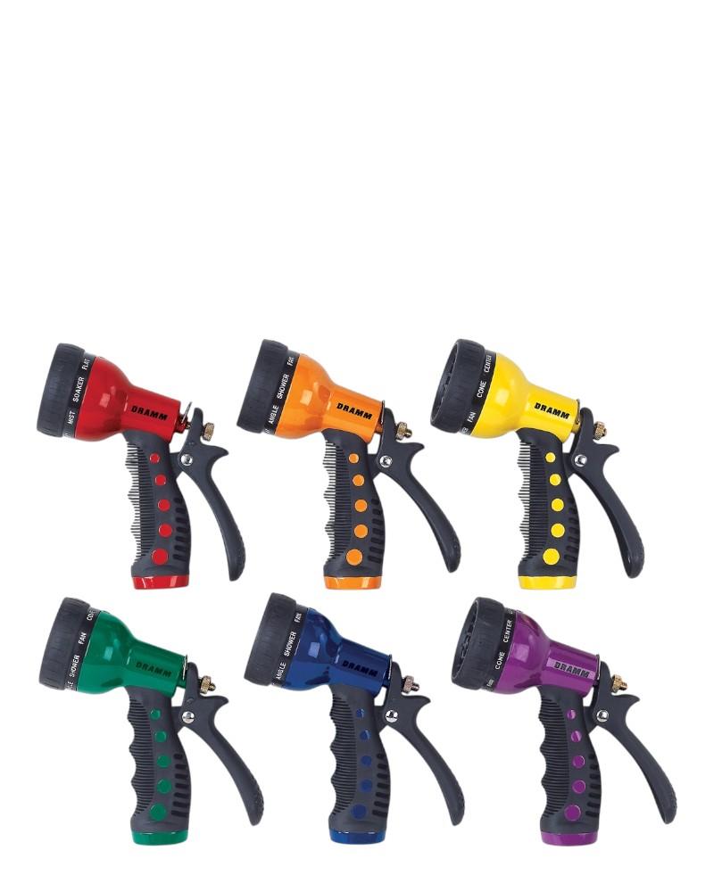 Dramm 9-Pattern Hose Nozzle Assorted Colors